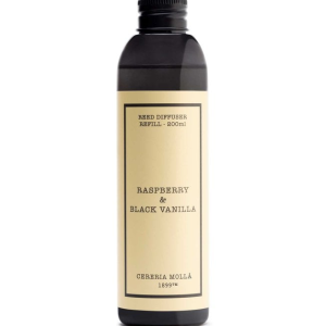 Fekete Vanília és Málna aroma utántöltő, 200ml